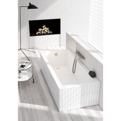 wanna akrylowa Stabilsound Plus® Fair 150x75x57 cm, prostokątna ze stelażem