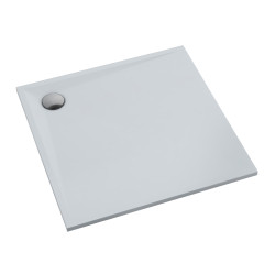 Schedline Brodzik kompozytowy Stabilsound Plus® Libra Smooth White 80x80x3 cm, kwadratowy, Gwarancja 15 lat