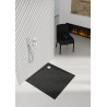 Schedline Brodzik kompozytowy Stabilsound Plus® Libra Black Stone 90x90x3 cm, kwadratowy, Gwarancja 15 lat