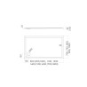 Schedline Brodzik kompozytowy Stabilsound Plus® Estima 90x120x4,5 cm, prostokątny z odpływem w narożniku, Gwarancja 15 lat