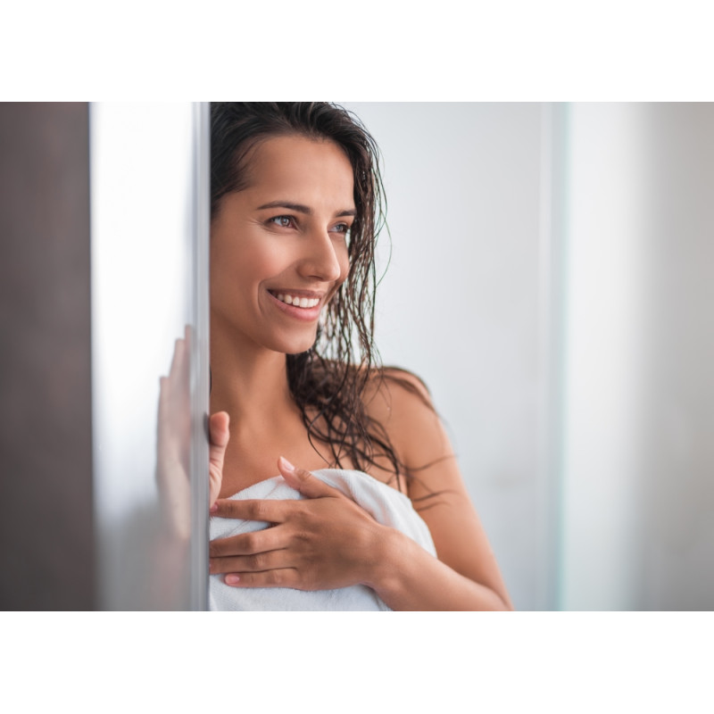 Schedline Brodzik kompozytowy Stabilsound Plus® Estima 80x140x4,5 cm, prostokątny z odpływem w narożniku, Gwarancja 15 lat