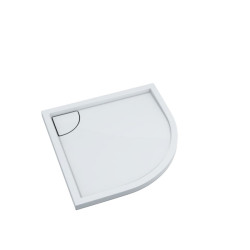 Schedline Brodzik kompozytowy Stabilsound Plus® Erida 100x100x5 cm R55, półokrągły, Gwarancja 15 lat