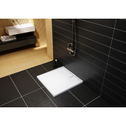 Schedline Brodzik kompozytowy Stabilsound Plus® Charis 90x90x5 cm, kwadratowy, Gwarancja 15 lat