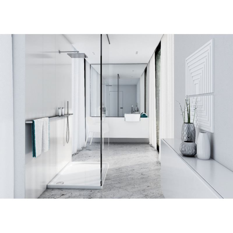 Schedline Brodzik kompozytowy Stabilsound Plus® Canes 80x80x5 cm, kwadratowy, Gwarancja 15 lat