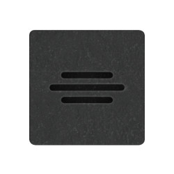 Schedline Brodzik kompozytowy Stabilsound Plus® Protos Black Stone 80x80x3,5 cm, kwadratowy, Gwarancja 15 lat