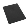Schedline Brodzik kompozytowy Stabilsound Plus® Protos Black Stone 90x110x3,5 cm, prostokątny, Gwarancja 15 lat