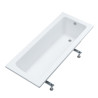 wanna akrylowa Standard Plus Praia 160x75x57 cm, prostokątna ze stelażem