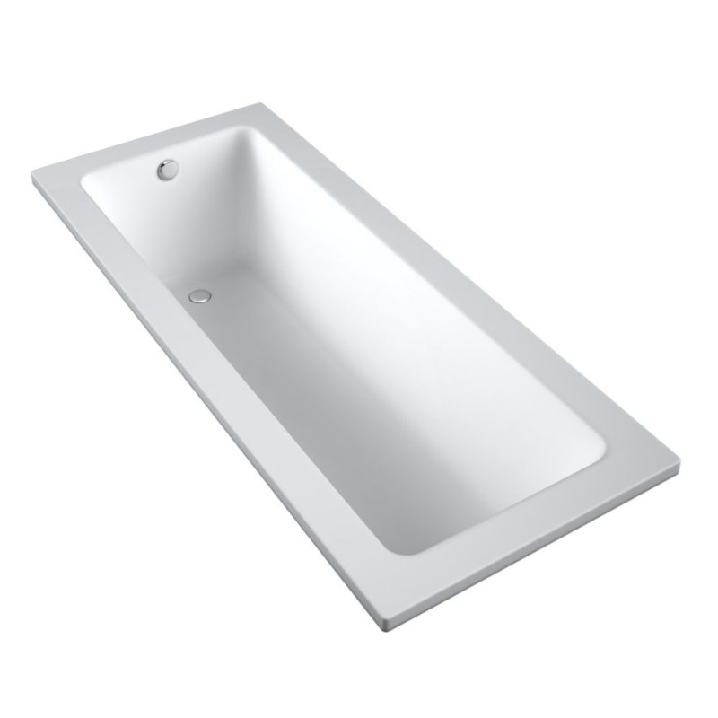 wanna akrylowa Standard Plus Praia 170x75x57 cm, prostokątna ze stelażem