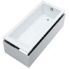 wanna akrylowa Standard Plus Praia SET 150x75x57 cm, prostokątna z nośnikiem