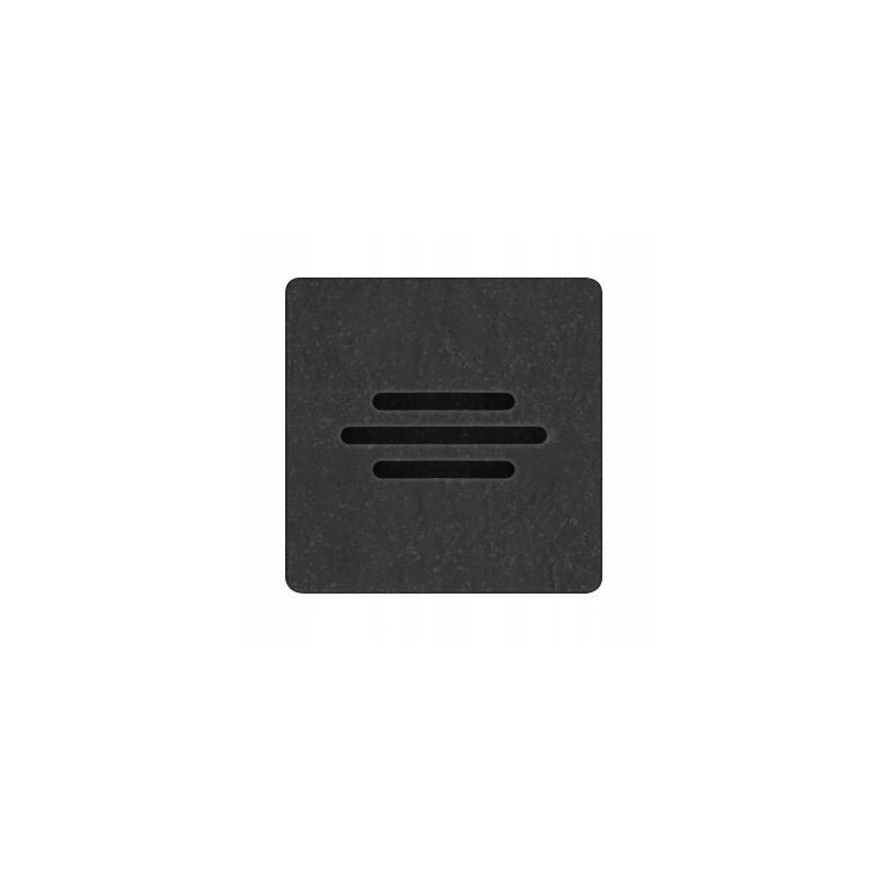 Brodzik prostokątny kompozytowy Schedline PROTOS Black Stone 140x70