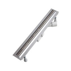 Odpływ liniowy Slight Line 70x3,5x9,5 cm z maskownicą Slight-Stamp