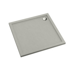 Schedline Brodzik akrylowy Sharper Cement Stone 90x90x4,5 cm, kwadratowy, Gwarancja 7 lat