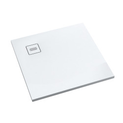 Schedline Brodzik kompozytowy Stabilsound Plus® Protos Smooth White 80x80x3,5 cm, kwadratowy, Gwarancja 15 lat