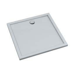 Schedline Brodzik kompozytowy Stabilsound Plus® Estima 100x100x4,5 cm, kwadratowy, Gwarancja 15 lat