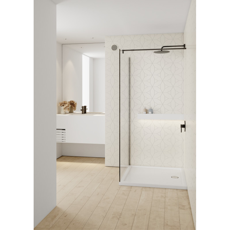 Schedline Brodzik akrylowy Sharper 80x80x4,5 cm, kwadratowy, Gwarancja 7 lat