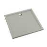 Schedline Brodzik akrylowy Sharper Cement Stone 80x80x4,5 cm, kwadratowy, Gwarancja 7 lat