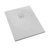 Schedline Brodzik kompozytowy Stabilsound Plus® Protos White Stone 90x130x3,5 cm, prostokątny, Gwarancja 15 lat