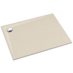 Schedline Brodzik kompozytowy Stabilsound Plus® Libra Cashmere Stone 80x100x3 cm, prostokątny, Gwarancja 15 lat