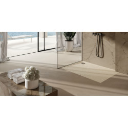 Schedline Brodzik kompozytowy Stabilsound Plus® Libra Cashmere Stone 90x120x3 cm, prostokątny, Gwarancja 15 lat