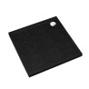 Schedline Brodzik akrylowy Sharper Black Stone 90x90x4,5 cm, kwadratowy, Gwarancja 7 lat