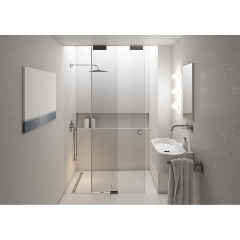 Brodzik podpytkowy Stabilsound Plus® 130+50x90x5/12,5 cm, prostokątny z maskownicą Slight-Plate