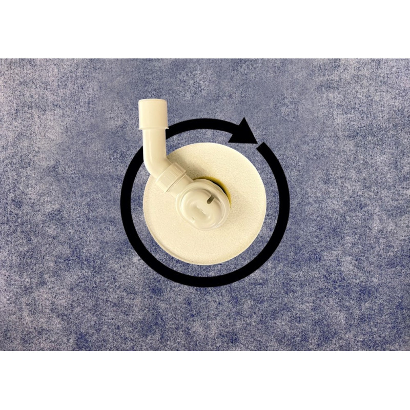 Brodzik podpytkowy Stabilsound Plus® 80x80x5/12,5 cm, kwadratowy z maskownicą Slight-Plate