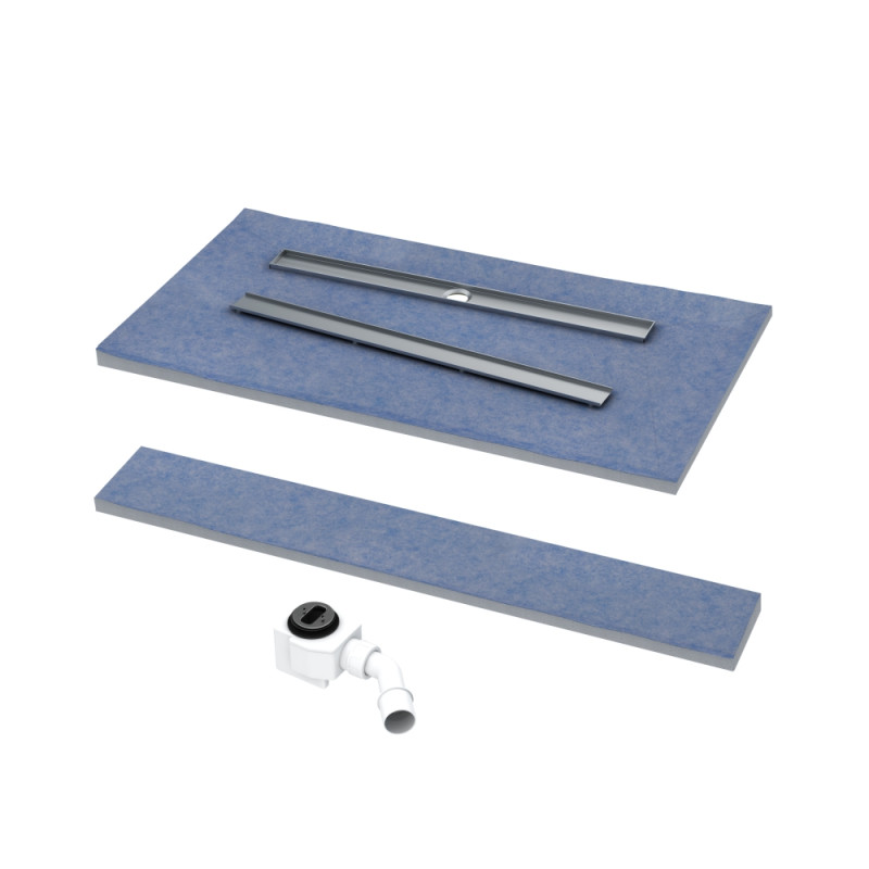 Brodzik podpytkowy Stabilsound Plus® Esco-Line 70x140x5/12,5 cm, prostokątny