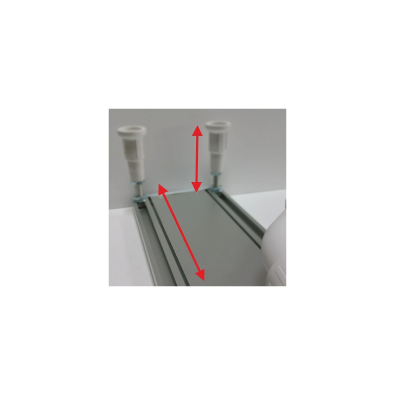 Odpływ liniowy Slight Line Low 60x3,5x6,5 cm z maskownicą Slight-Plate