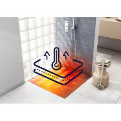 Brodzik podpytkowy Stabilsound Plus® 90x100x5/12,5 cm, prostokątny