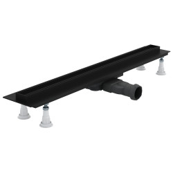 Odpływ liniowy Slight Line Low Black 80x3,5x6,5 cm z maskownicą Slight-Plate Black