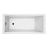 Cersanit Wanna Prostokątna Balinea 150X70 z białą Obudową i Syfonem