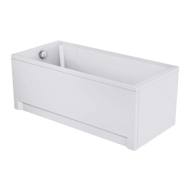 Cersanit Wanna Prostokątna Balinea 150X70 z białą Obudową i Syfonem