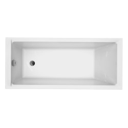 Cersanit Wanna Prostokątna Balinea 170X70 z białą Obudową i Syfonem