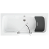 Wanna z drzwiami dla osób starszych Polimat OVI 160x75 lewa + panel przedni