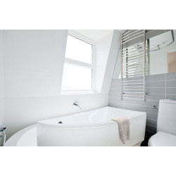 Wanna asymetryczna 140x70 Praktika Prawa + Obudowa + Parawan + Syfon