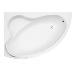 BESCO Wanna 160x100 Ada lewa z czarną obudową + Syfon