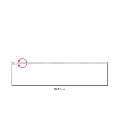 Wanna Akrylowa Besco 140x70 - Nowoczesny Design z Parawanem