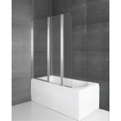 Nowoczesna Wanna Akrylowa Besco 160x70 z Eleganckim Parawanem