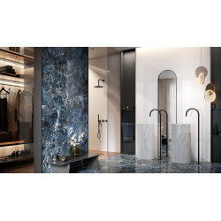 Opoczno Płytka gresowa 60x120 Color Crush Polished niebieska gat. I