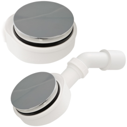 Niski Syfon Brodzikowy 90 mm TADYCH Chromowany – Elegancja i Funkcjonalność w Jednym