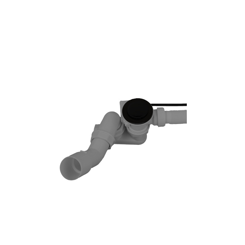 Elegancki Automatyczny Syfon Wannowy TADYCH – Styl i Funkcjonalność w Czerni!