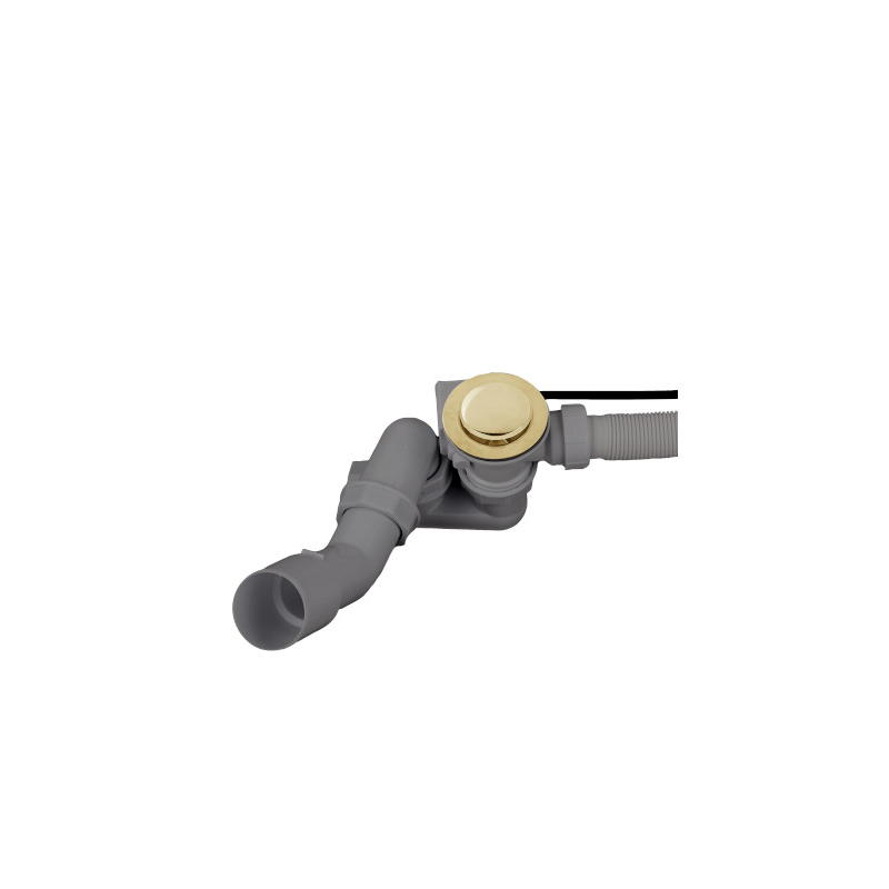 Złoty Syfon Wannowy TADYCH - Elegancja i Funkcjonalność w Jednym