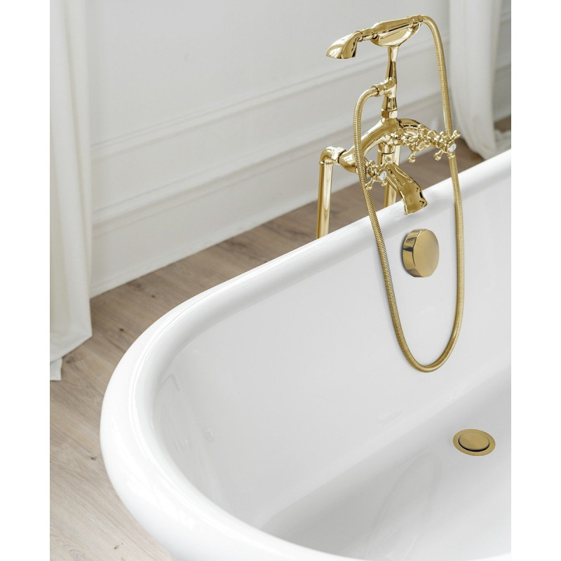 Złoty Syfon Wannowy TADYCH - Elegancja i Funkcjonalność w Jednym