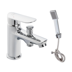 Laveo Appia bateria wannowa stojąca jednootworowa chrom