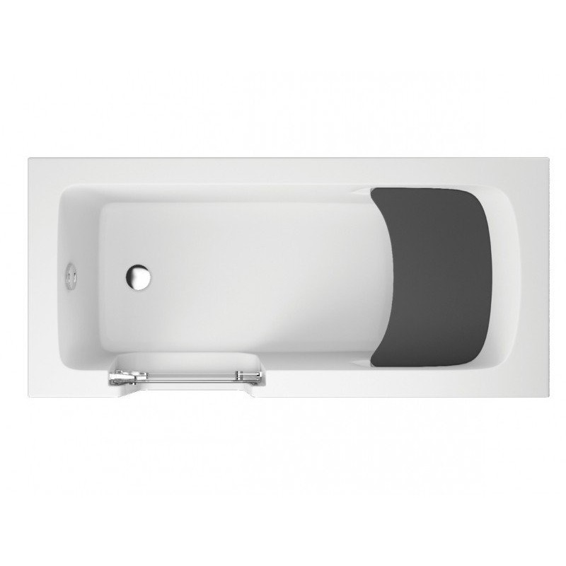 Wanna akrylowa dla osób niepełnosprawnych z drzwiczkami Vovo 170x75 cm biała obudowa