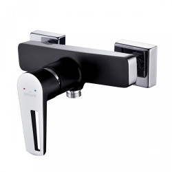 Cersanit Mille bateria natryskowa czarny/chrom