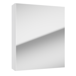 Deftrans szafka lustrzana Reflexo 60x60 biała