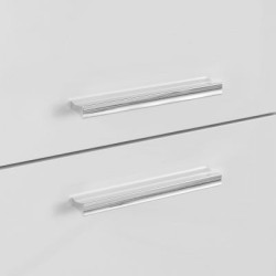 ASTOR słupek łazienkowy stojący Bryza 35cm biały szafka boczna