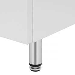 ASTOR słupek łazienkowy stojący Bryza 35cm biały szafka boczna