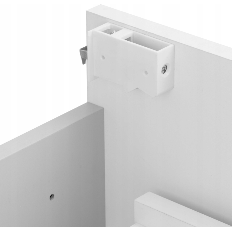 ASTOR szafka stojąca z umywalką BRYZA 51cm biała 3 szuflady uchwyty chrom